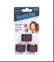 PINZA LINZICLIP MINI MARRÓN BRILLANTE (3 uds)