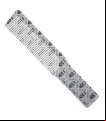 PEINE PEGASUS SKULLETO PLATA 516A